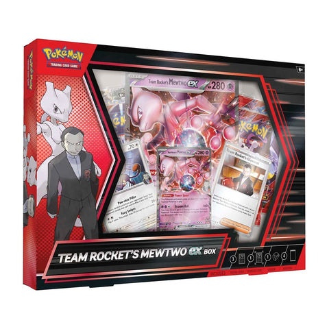 Pokemon TCG: Team Rocket's MEWTWO ex Box