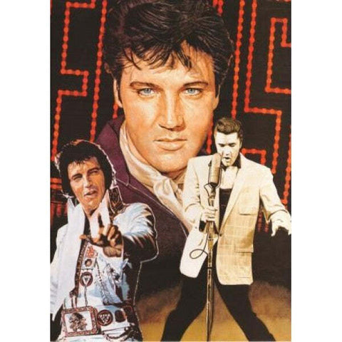 Legends - The King Classic Elvis  Deluxe 1000 Piece Jigsaw Puzzle