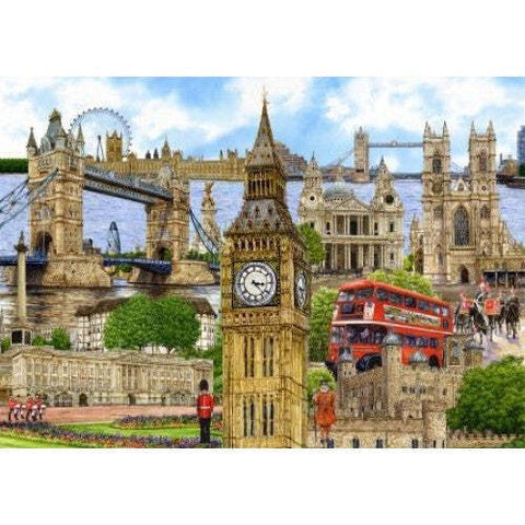 JHG Kevin Robinson Collection London 1000 Piece Puzzle