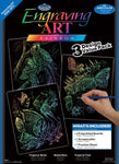 Engraving Art Rainbow Foil 3 Piece - Rainforest Animals