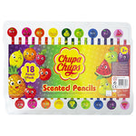 CHUPA CHUPS 18 SCENTED PENCILS WITH ERASERS