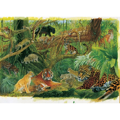 Rainforest Cats - 1000 PCs