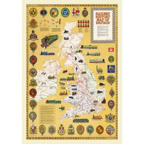 Historical Map Puzzle of The Railways