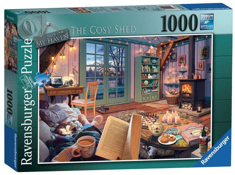 Ravensburger My Haven The Cosy Shed 1000 Piece Jigsaw Puzzle