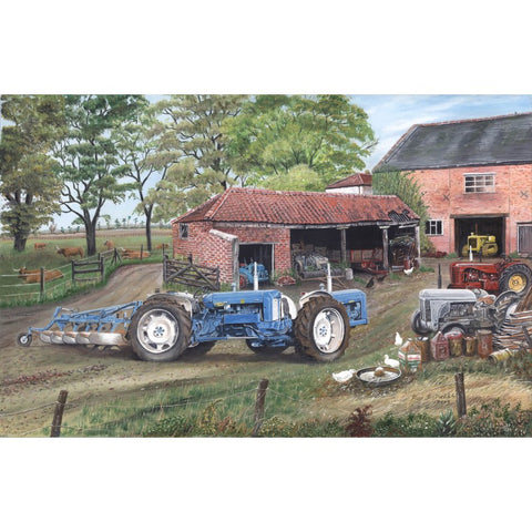 Roy Didwell Collection Blue Doe Tractor 500 Piece Puzzle