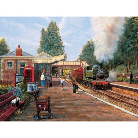 Winchcombe Station by Peter Webster 500 Piece Puzzle