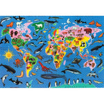 Robert Salmon Large 500 Piece Map Puzzle Animal World