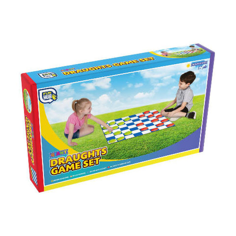 GIANT DRAUGHTS BOARD GAME SET